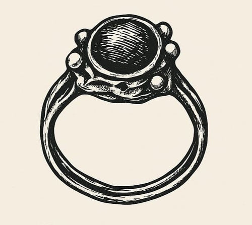 cínovaný prsten šperk jpg ilustrace obrázek